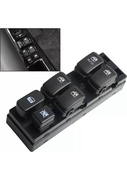 Araba Elektrikli Master Güç Pencere Kontrol Anahtarı 935703E410 Kia Sorento 2002-2009 93570-3E410 Soldan Direksiyonlu (Yurt Dışından) modelleri