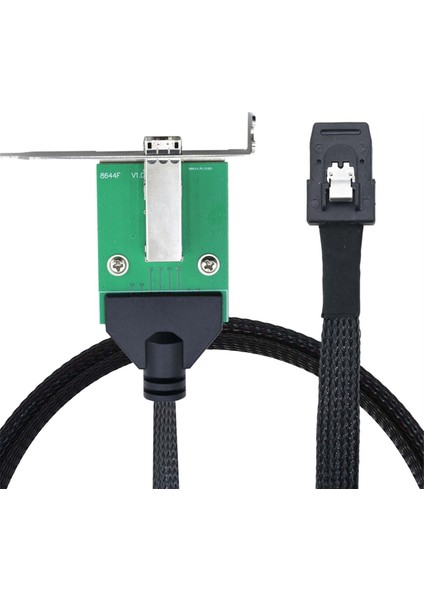 12G Harici Mini Sas Hd SFF-8644 Dişi - Mini Sas SFF-8087 36P Erkek Veri Sunucusu Kablosu Adaptörü (Yurt Dışından)