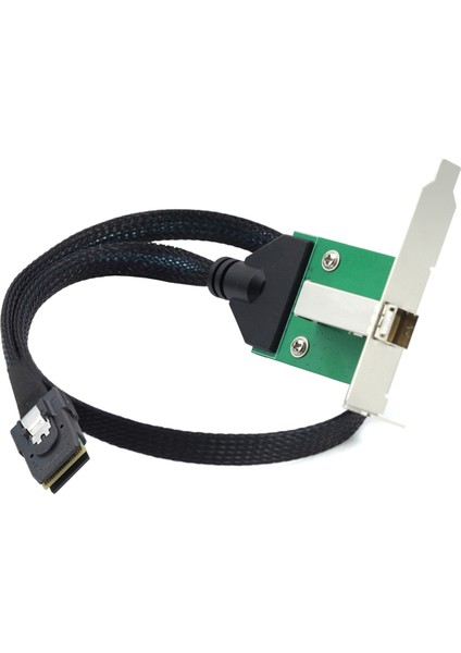 12G Harici Mini Sas Hd SFF-8644 Dişi - Mini Sas SFF-8087 36P Erkek Veri Sunucusu Kablosu Adaptörü (Yurt Dışından)