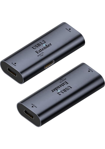 USB C - USB C Adaptörü, 5 Gbps 15 W Sinyal Amplifikatörü Genişletici, Dizüstü Bilgisayar, Kamera Için USB C Dişi - USB C Dişi Dönüştürücü (Yurt Dışından)