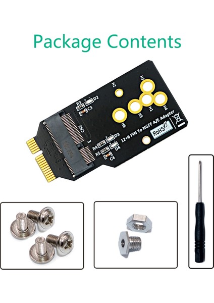 AX200/201/210 Wıfı6 Modülü 12+6 Pin Adaptör Kartı Desteği 2230 M.2 Anahtar A/e Modülü BCM94360CS2 Kartını Değiştirir (Yurt Dışından) fırsatları
