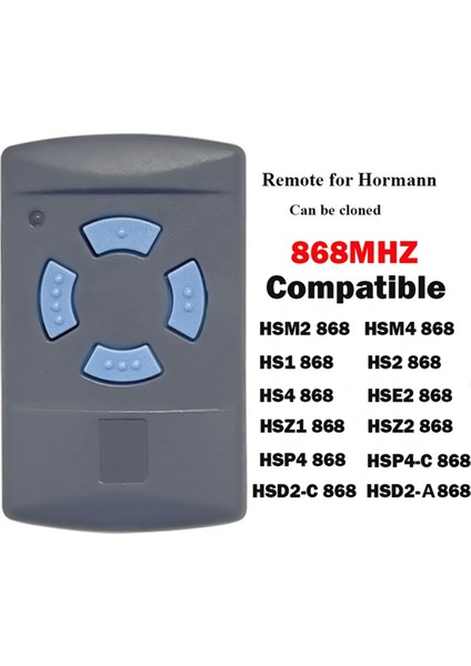 Uzaktan Kumanda 868 Mhz Hormann Hsm2, Hsm4 Hse2 868 Garaj Kapısı Kablosuz Uzaktan Kumanda Açacağı ile Uyumlu (Yurt Dışından)