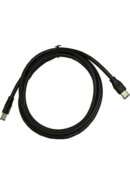 1,8 M Firewire Kablosu Siyah Ieee 1394 Firewire 400 - Firewire 400 Kablosu 6 Pin Erkek - 6 Pin Erkek Kablo (Yurt Dışından)