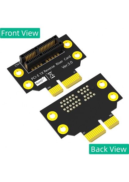 Pcı-E 1x 3.0 90 Derece Ters Erkekten Dişi Yükseltici Kart 2u Sunucu Için (Kurulum Yönü Cpu'ya Doğru) (Yurt Dışından) fiyatları