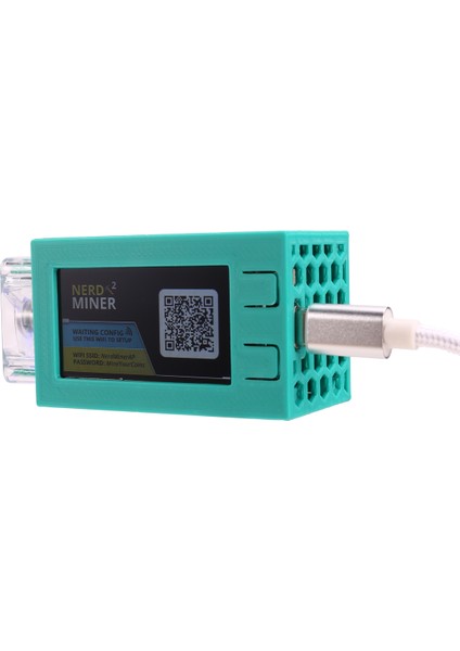 Nerdminer V2 Pro Miner 78KH/S Mini Bitcoin Piyango Madencisi Aydınlık Fanlı Btc Solo Piyango Madencilik Madencisi Yeşil (Yurt Dışından)