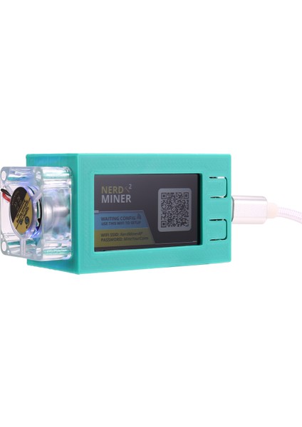Nerdminer V2 Pro Miner 78KH/S Mini Bitcoin Piyango Madencisi Aydınlık Fanlı Btc Solo Piyango Madencilik Madencisi Yeşil (Yurt Dışından) fiyatları
