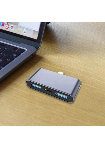 Hızlı Veri Iletimi Için Tip C Dizüstü Bilgisayar Yerleştirme Istasyonu Çoklu Bağlantı Noktalı USB Adaptör Dongle, Hafif ve Taşınabilir (Yurt Dışından) fiyatları