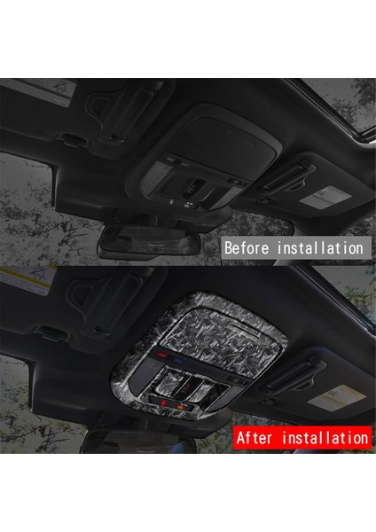Araba Ön Okuma Işığı Çerçevesi Gözlük Kutusu Trim Kapak Sticker Subaru Forester 2025 Iç Aksesuarlar C (Yurt Dışından) fiyatları
