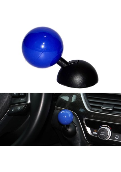 Düğme Kapağı, Joystick Araba Motoru Başlatma Durdurma Düğmesi Kapağı Koruyucu, Araba Kontak Düğmesi Kapağı Dekorasyonu, Mavi (Yurt Dışından) fiyatları