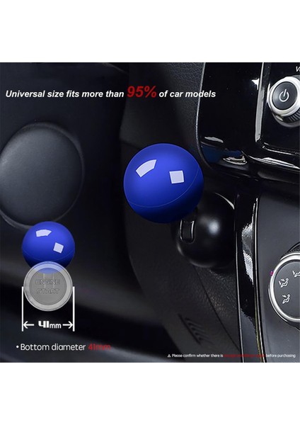 Düğme Kapağı, Joystick Araba Motoru Başlatma Durdurma Düğmesi Kapağı Koruyucu, Araba Kontak Düğmesi Kapağı Dekorasyonu, Mavi (Yurt Dışından) modelleri