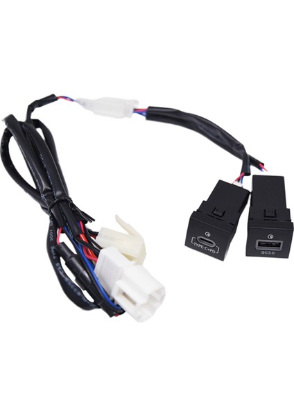 Araba Şarj Soketi Çakmak Qc3.0 Pd USB Arayüzü Volkswagen Jetta 5 Mk5 Scirocco Golf Qc3.0+Type C Için Kullanın (Yurt Dışından)