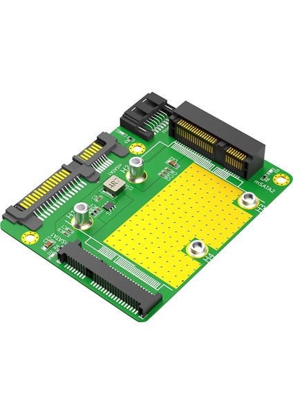 Masaüstü Bilgisayar Için Çift Msata Ssd'den Çift Sata3 Adaptör Kartı (Yurt Dışından)