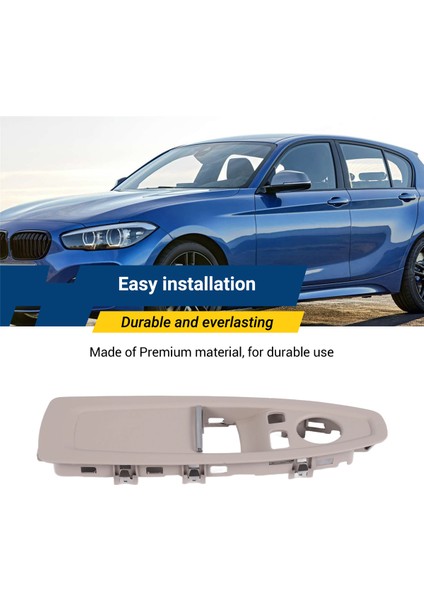 Araba Sürücü Tarafı Pencere Kilidi Kaldırma Anahtarı Paneli Kapağı 51417326359 51417326361 Bmw 1 2 4 Serisi F21 F22 F32 F83 Bej (Yurt Dışından) fırsatları