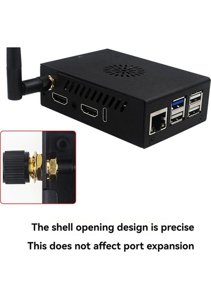 Orang Pi 5 Pro Kasası Için Soğutma Fanı Alüminyum Alaşımlı Soğutucu Kabuk Gelişmiş Soğutma Tasarımı (Yurt Dışından) fiyatları