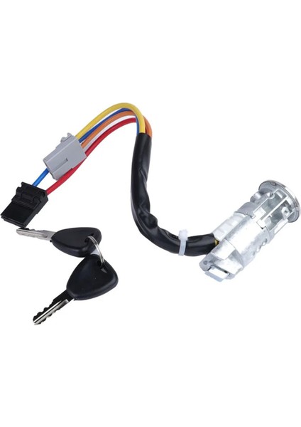 Araba 7701470736 77014-70736 Renault Kangoo Için Kontak Kilidi Silindiri ve Anahtar (Yurt Dışından)