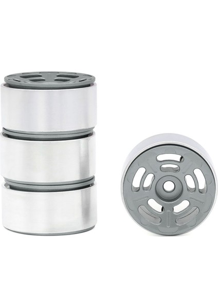 4 Adet 1.0in Metal Jantlar 1/24 1/18 Rc Paletli Araba Eksenel SCX24 AX24 FCX24 ENDURO24 TRX4M, Çift Delikli 5 Kollu Gri (Yurt Dışından) fırsatları