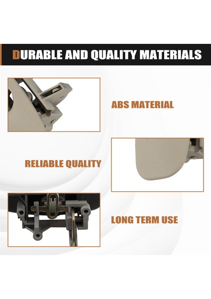 Hyundai Santa Fe 2000-2006 Için Delikli Araba Eldiven Kutusu Anahtarı Kolu Kapağı 84520-26000 Alet Kutusu Anahtarı Lhd Bej (Yurt Dışından) fırsatları