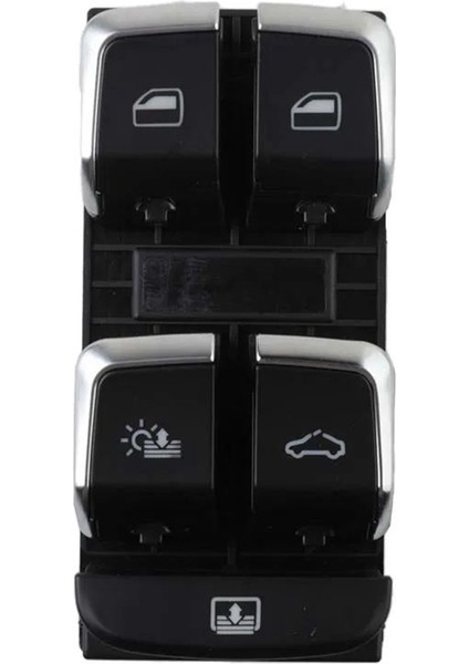 4H0959851G Ana Güç Pencere Kontrol Anahtarı Düğmesi Audi A8/s8 Quattro 2011-2018 Soldan Direksiyonlu Araba (Yurt Dışından)