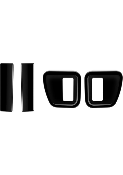 Honda N-Box 2024 Orta Kapı Anahtarı Trim Çıkartmaları Rhd Parlak Siyah Için Araba Orta Kapı Kolu Trim Çerçevesi (Yurt Dışından)