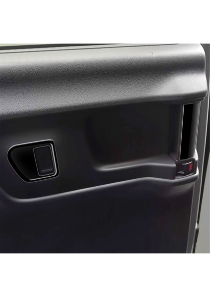 Honda N-Box 2024 Orta Kapı Anahtarı Trim Çıkartmaları Rhd Parlak Siyah Için Araba Orta Kapı Kolu Trim Çerçevesi (Yurt Dışından) modelleri