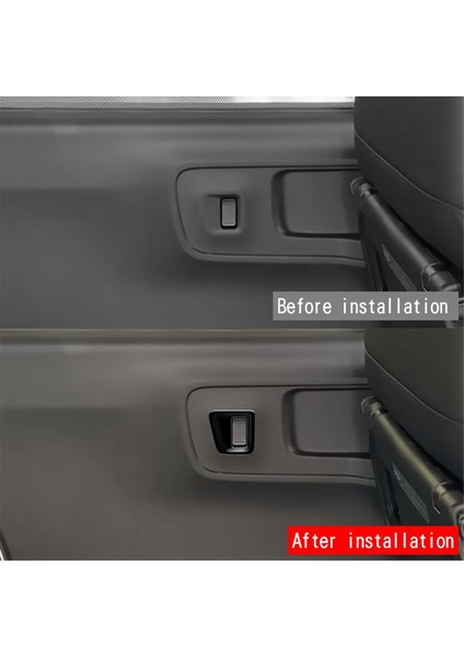 Honda N-Box 2024 Orta Kapı Anahtarı Trim Çıkartmaları Rhd Parlak Siyah Için Araba Orta Kapı Kolu Trim Çerçevesi (Yurt Dışından) fırsatları