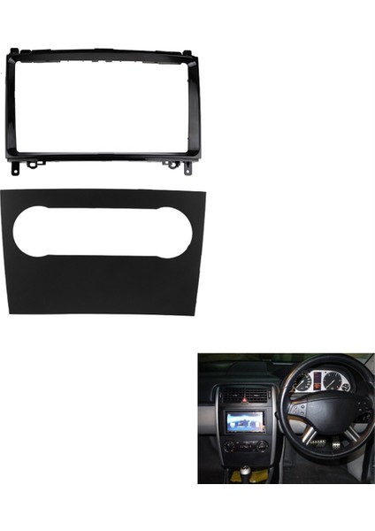 Mercedes Benz B Sınıfı (W245) 2005-2011 Için Araba Radyo Fasyası Gösterge Paneli Konsol Çerçeve Adaptör Plakasını Takın (Yurt Dışından) modelleri
