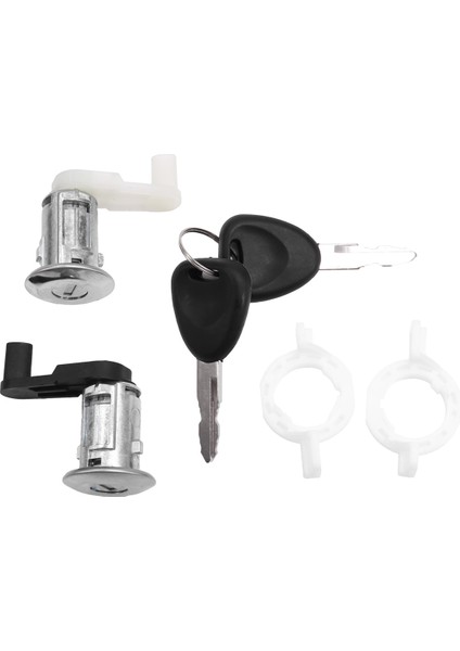 Renault Megane 1996-2003 Scenic Clio Master Için 2 Anahtarlı 7701468981 7701468982 Araç Sol ve Sağ Kapı Kilidi Silindir Takımı (Yurt Dışından)
