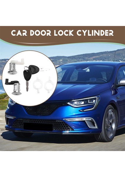 Renault Megane 1996-2003 Scenic Clio Master Için 2 Anahtarlı 7701468981 7701468982 Araç Sol ve Sağ Kapı Kilidi Silindir Takımı (Yurt Dışından) fırsatları