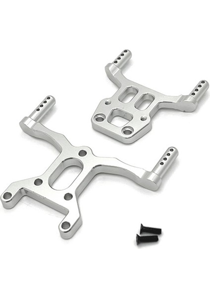Wltoys 1/14 144018 Rc Araba Yükseltme Aksesuarları Gümüş Için Ön ve Arka Kabuk Sütunları Kiti (Yurt Dışından)