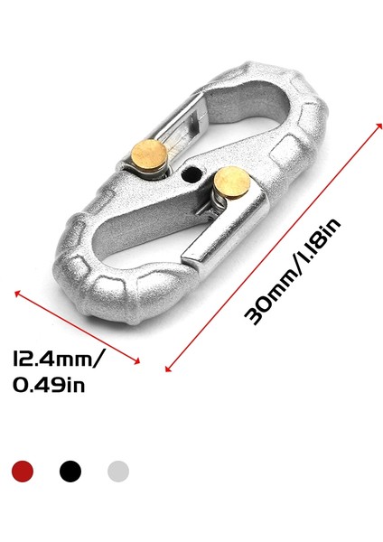 3 Adet Rc Araba Metal Vinç S Tipi Kanca Dekorasyonu Eksenel SCX10 90046 CC01 Trx4 Mst Redcat 1/10 Rc Kaya Tırmanıcısı (Yurt Dışından) modelleri