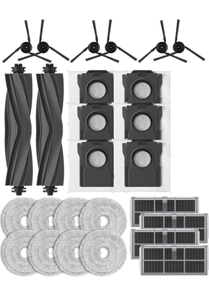 Dreame X40 Ultra/ L40 Ultra /X40 Master Robot Süpürge Için 26 Adet Aksesuar Yedek Parçası (Yurt Dışından)