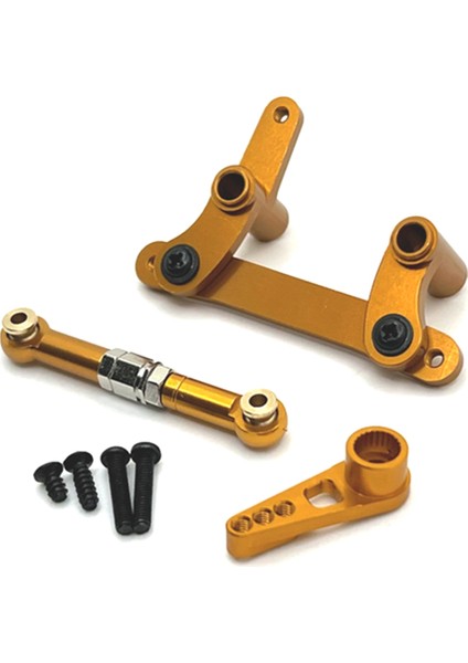 Scy 16101 Jjrc C8805 Metal Direksiyon Tertibatı Servo Kol Bağlantı Çubuğu 1/16 Rc Araba Yükseltme Parçaları Aksesuarları Altın (Yurt Dışından)