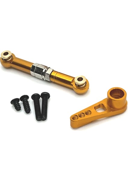 Scy 16101 Jjrc C8805 Metal Direksiyon Tertibatı Servo Kol Bağlantı Çubuğu 1/16 Rc Araba Yükseltme Parçaları Aksesuarları Altın (Yurt Dışından) modelleri