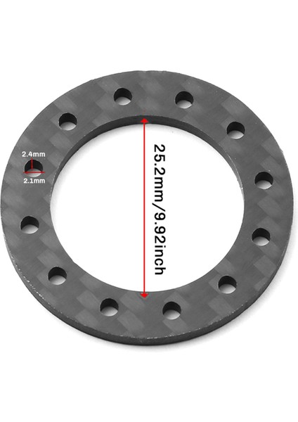 Karbon Fiber Terlik Debriyaj Sürtünme Pedi Rc Araba Aksesuarları Traxxas Erevo Summıt Big E Big S 5352R Için (Yurt Dışından) modelleri