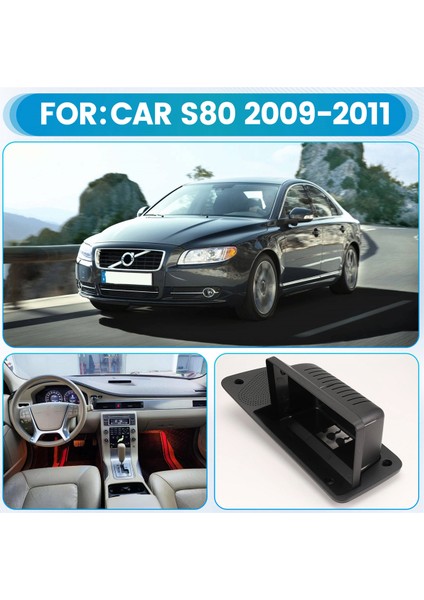 9 Inç Araba Fasya Çerçevesi Adaptörü Android Radyo Gösterge Paneli Montaj Kiti Volvo S80 2009-2011 (Yurt Dışından) fırsatları