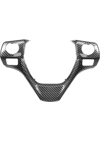 Araba Direksiyon Simidi Düğmeleri Trim Çerçevesi 84250-02560 Toyota Corolla Rav4 Ralink 2014-2018 Karbon Fiber (Yurt Dışından)