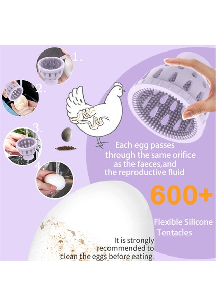 Taze Yumurtalar Için Yumurta Yıkayıcı, Mutfak Aletleri Yumurta Fırçası Temizleme Aletleri Kullanımı Kolay Silikon Yumurta Temizleme Fırçası Bej (Yurt Dışından) modelleri