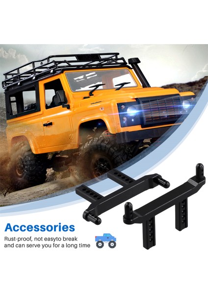 Scy1/16 16101 16103 16104 16106 Jjrc Q130A Q130B Rc Araba Yükseltme Parçaları Siyah Için Alüminyum Ön Arka Gövde Montaj Direği (Yurt Dışından) fırsatları