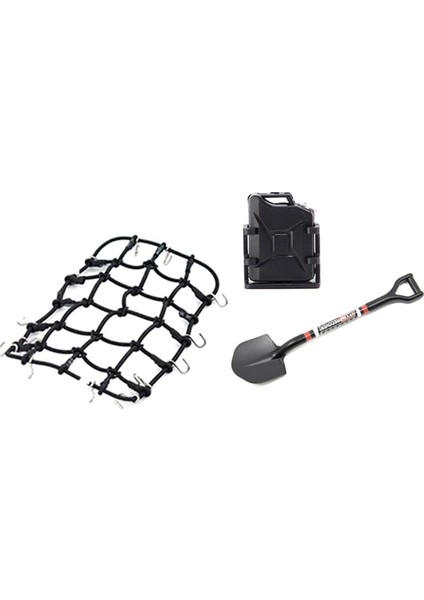 Evrensel 8 Adet/takım Simüle Dekorasyon Bavul Bagaj Ağı Kürek Trx4 SCX10 90046 1/10 Rc Araba Aksesuarları Siyah (Yurt Dışından) fırsatları