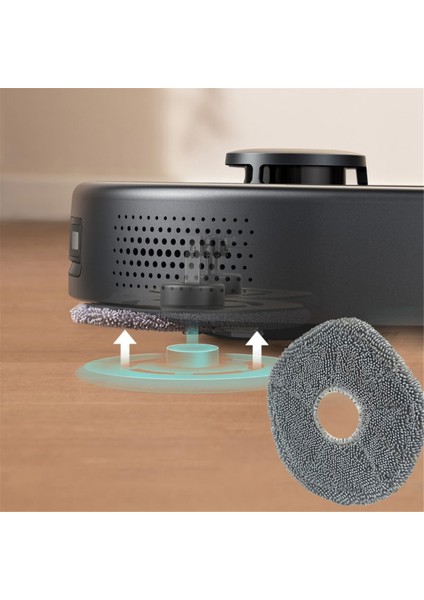 Eufy X9PRO Süpürme Robotu Vakum Zemin Dragram Temizleme Bezi Yıkama Bezi Pedi Yedek Parçaları Için 20 Adet Paspas Bezi (Yurt Dışından) fırsatları
