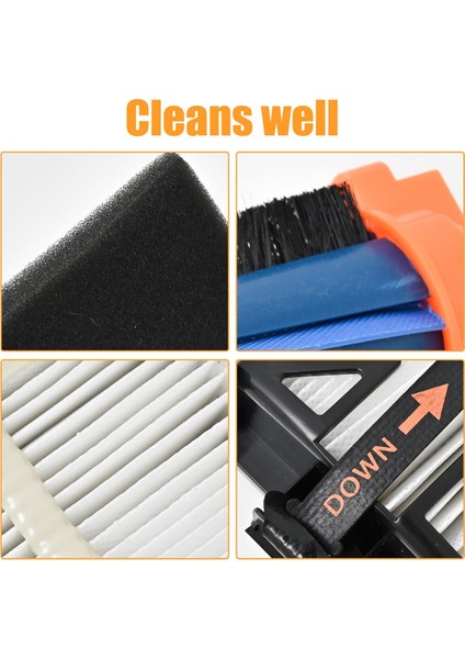 Shark Aı AV2501AE RV2502AE RV2610WA Elektrikli Süpürge Ön Filtresi Ön Motor Köpük Keçe Filtresi Için Yedek Parçalar (Yurt Dışından) modelleri