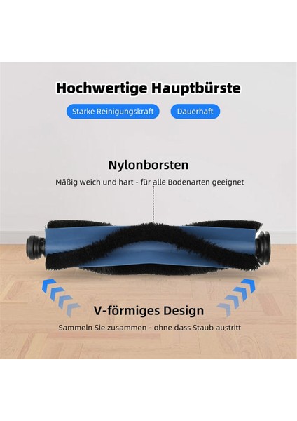 Eufy X10 Pro Omni Robot Süpürge Için, Yıkanabilir ve Tekrar Kullanılabilir Ana Yan Fırça Hepa Filtre Paspas Bezi Toz Torbaları (Yurt Dışından)
