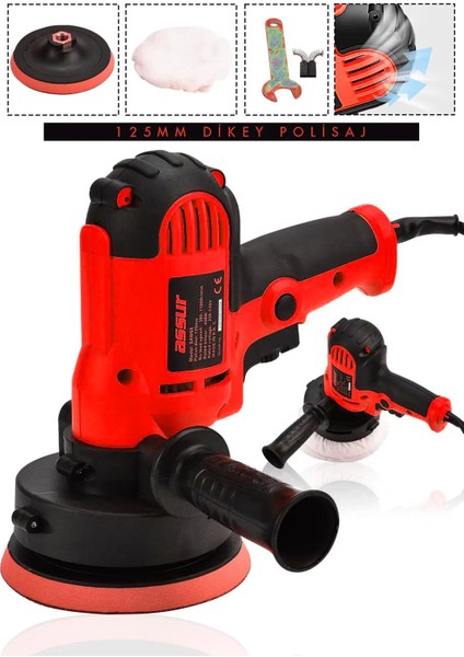 450W Elektrikli 125MM Dikey Polisaj Zımpara Makinesi