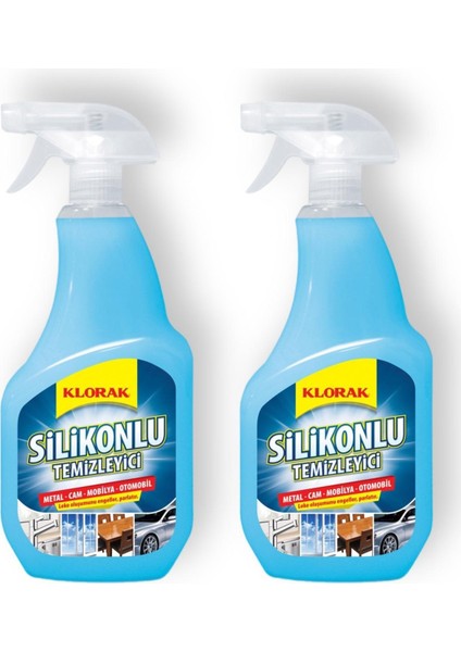 Silikonlu Temizleyici 800 ml 2 Adet