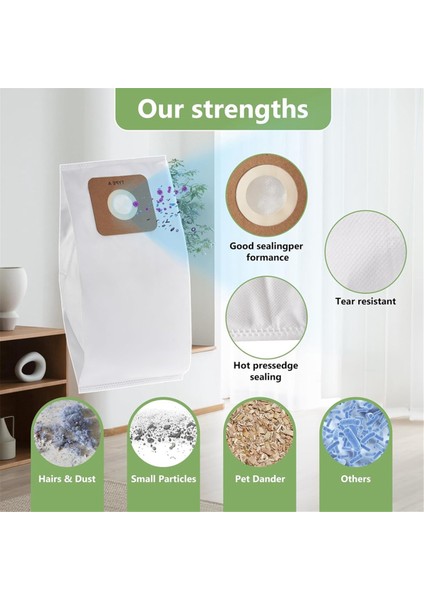 10 Adet Tip A Hepa Vakum Torbası Riccar Dik Vakumlar Için Yedek 2000 4000 R100 R200 R300 Çöp Torbası (Yurt Dışından) fırsatları