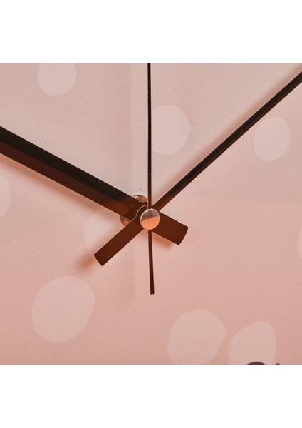 Slim Paytak Çocuk Odası Duvar Saati - Krem - 30 cm
