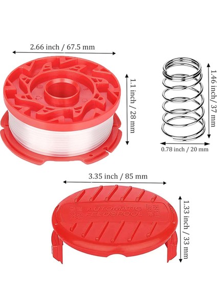 CMZST065 Craftsman Weed Wacker Için Weed Eater Ip Kesme Makinesi Makara Misinası ve Yedek Makara Kapağı CMZST12SC (Yurt Dışından) modelleri