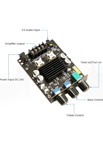 Hıfı TPA3116 Bluetooth Amplifikatör Ses Kartı 100WX2 Sınıf D Dijital Ses Amplifikatörü 2.0 Stereo Amp Güç Amplificador (Yurt Dışından) modelleri