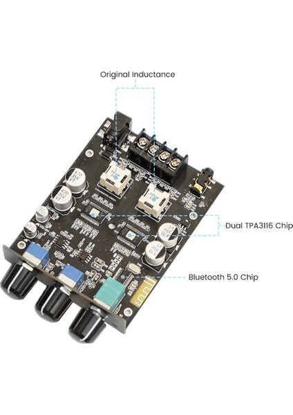 Hıfı TPA3116 Bluetooth Amplifikatör Ses Kartı 100WX2 Sınıf D Dijital Ses Amplifikatörü 2.0 Stereo Amp Güç Amplificador (Yurt Dışından) fırsatları