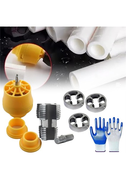 Elektrikli Matkap Uyumlu Pvc Boru Diş Açma Takımı Çeşitli Kalıp Boyutları, Elektrikli Matkap Için Pvc Diş Açma Aracı (Yurt Dışından)